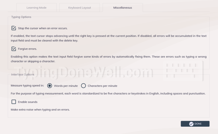 How to use Keybr? - beginner's guide (with photos) - TypingDoneWell.com