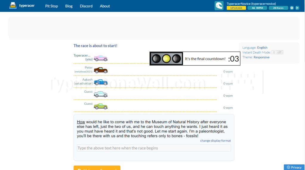 TypeRacer review - what is that program and how good is it